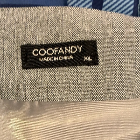 NWT Men's Coofandy Classic Gray Vest XL - Picture 5 of 6